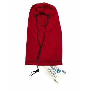 Polarex Hood Fleece Red 6-in-1 One Size Max Weather Control NWT Hoodie Hat